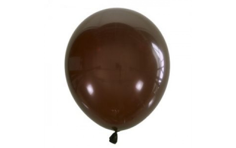 Воздушный шар темно-коричневый декоратор. Шар (30 см.), 1 шт.