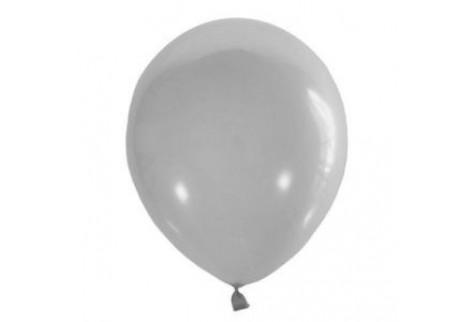 Воздушный шар серый декоратор. Шар (30 см.), 1 шт.
