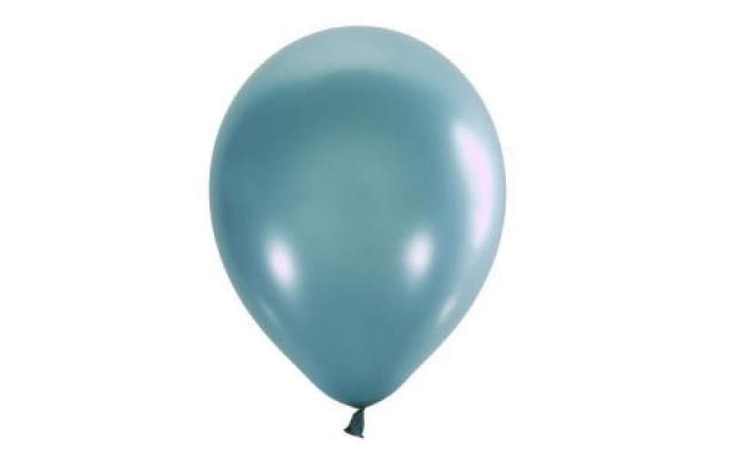 Воздушный шар аквамарин металлик. Шар (30 см.), 1 шт.