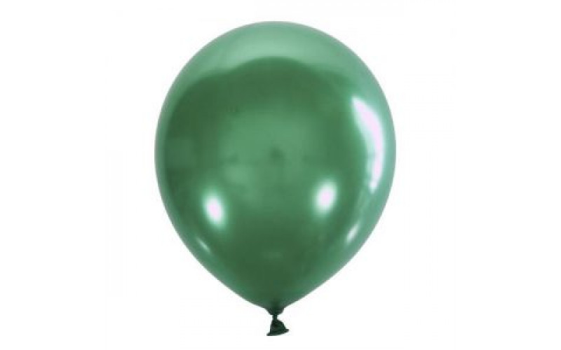 Воздушный шар зеленый металлик. Шар (30 см.), 1 шт.