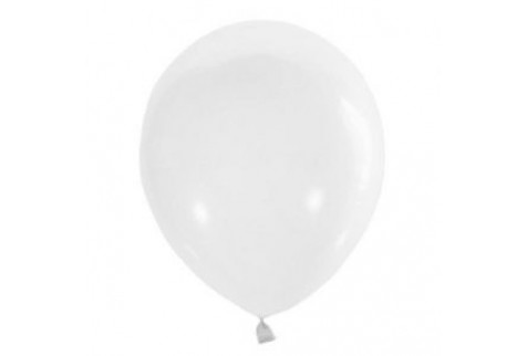 Воздушный шар белый пастель. Шар (30 см.), 1 шт.