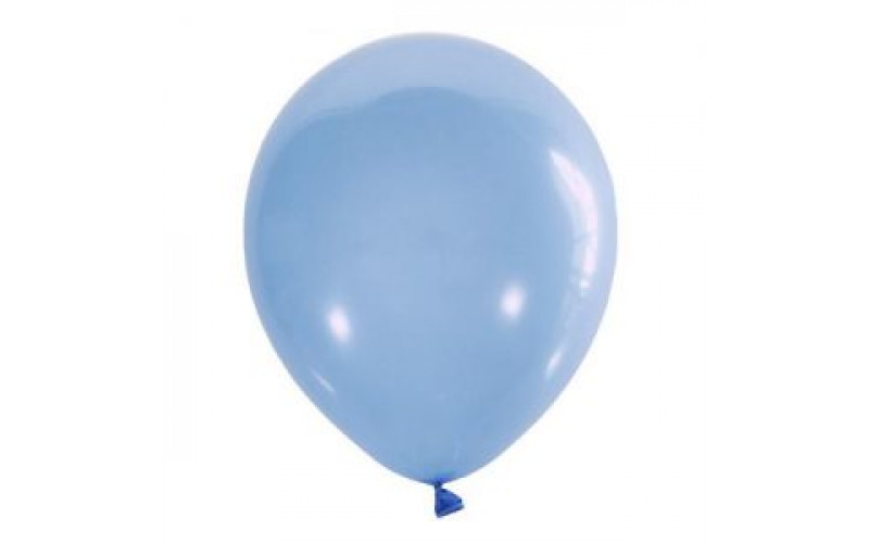 Воздушный шар голубой пастель. Шар (30 см.), 1 шт.