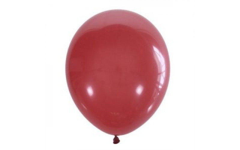 Воздушный шар красный пастель. Шар (30 см.), 1 шт.