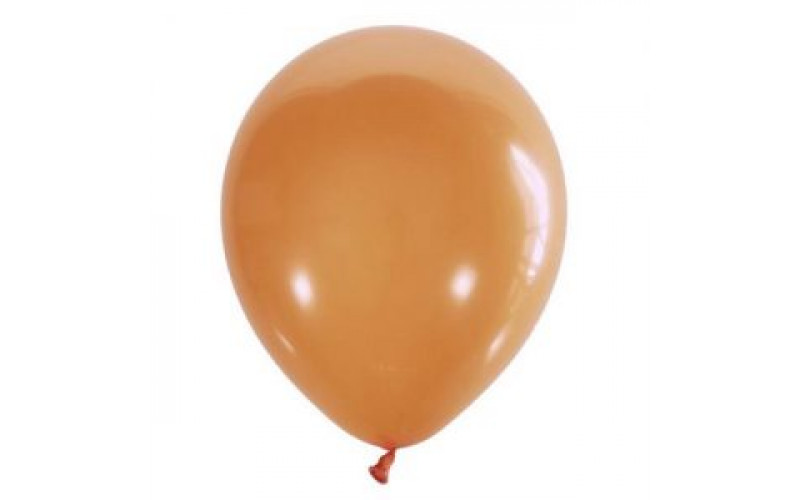Воздушный шар оранжевый пастель. Шар (30 см.), 1 шт.
