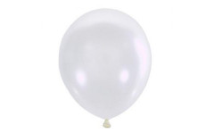 Воздушный шар белый перламутр. Шар (30 см.), 1 шт.