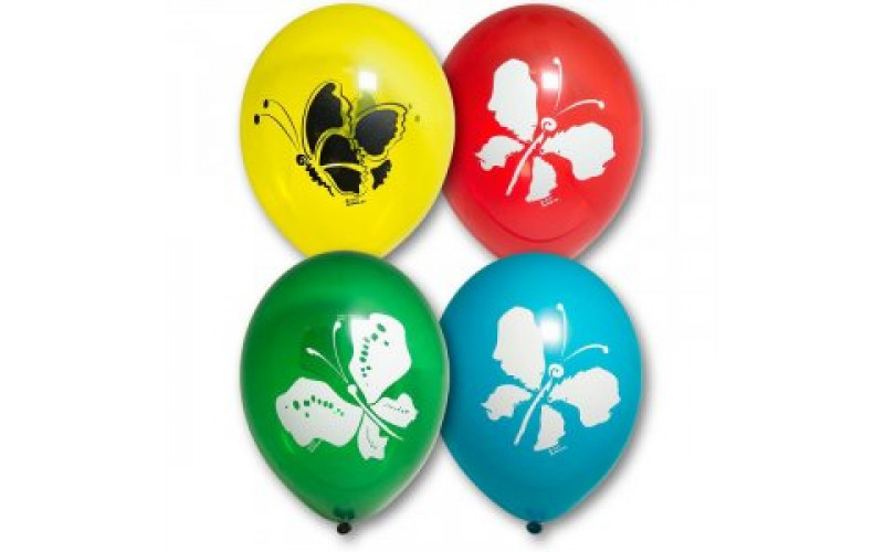 Воздушный шар "Бабочки ассорти", 1 шт.
