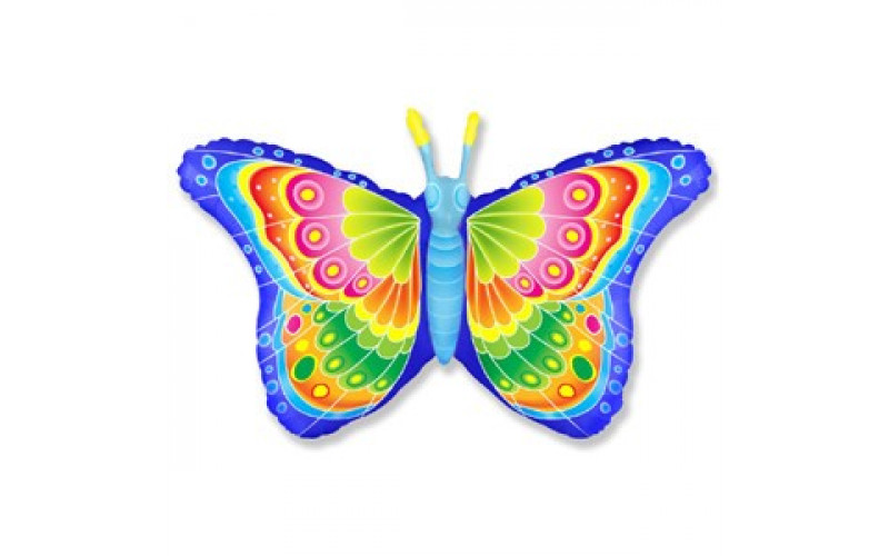 Фольгированная фигура шар Бабочка красавица, 1 шт.