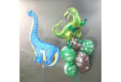 Набор шаров "Друзья Динозавры "