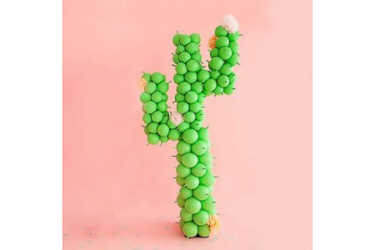 Фигура из шаров "Кактус"
