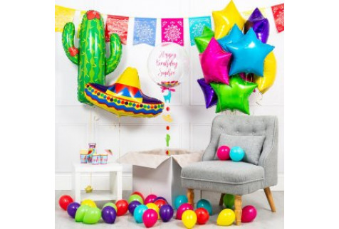 Набор шаров "День рождение в стиле Мексика"