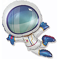 Шар (38''/97 см) Фигура, Космонавт в невесомости, 1 шт.