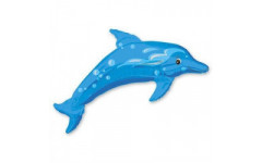 Фольгированный шар фигура (84 см.)”Дельфин” голубой 1 шт.