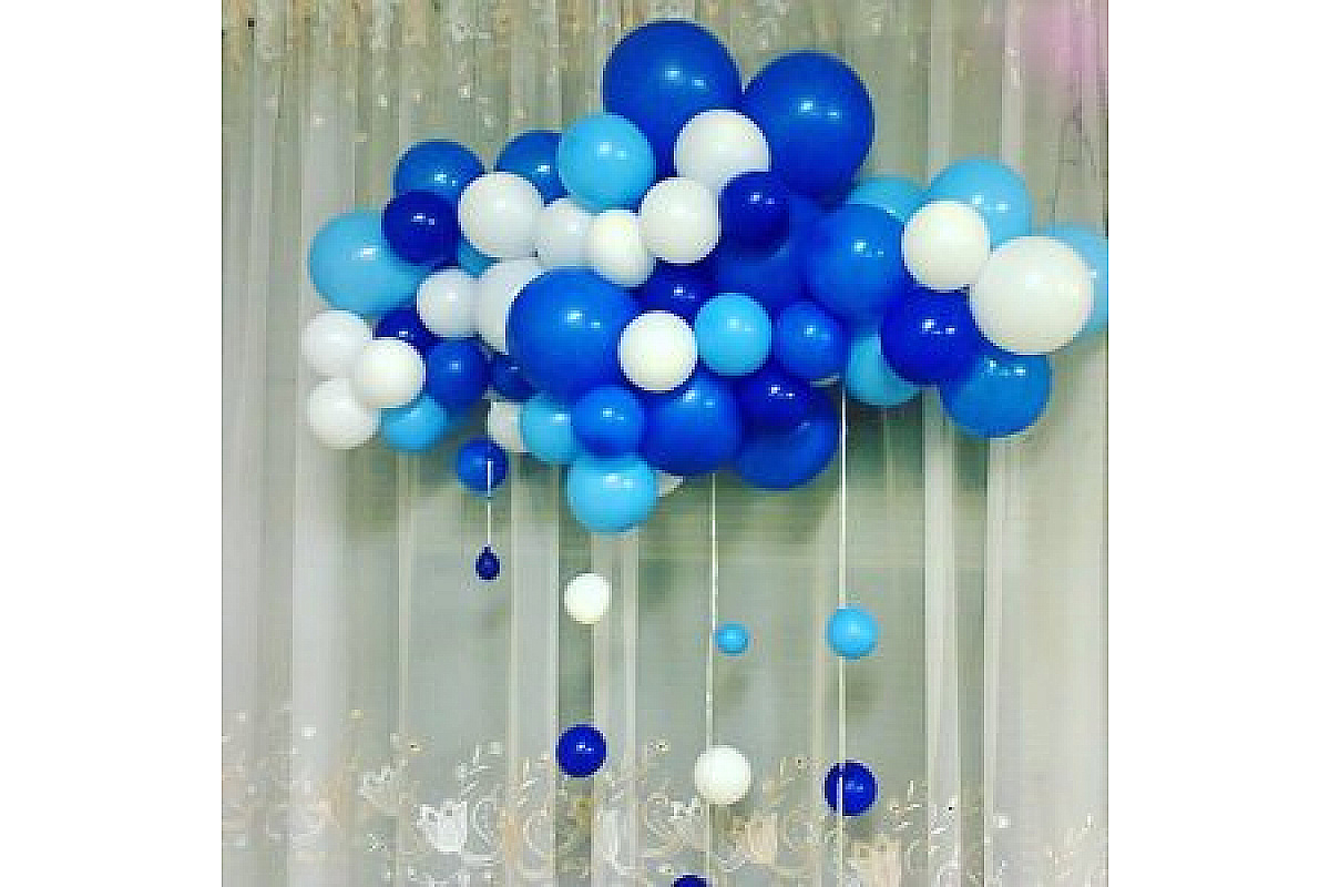 Разнокалиберное облако из шаров
