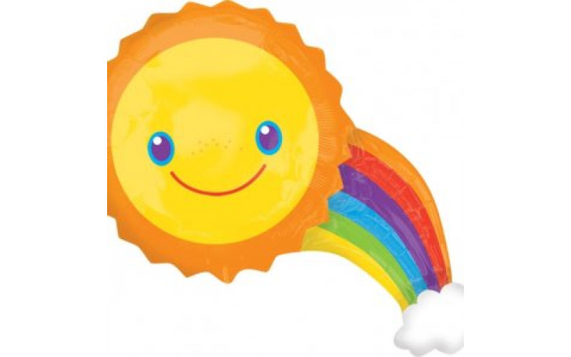 Фольгированный шар фигура (91 см.)”Солнечная радуга” 1 шт.