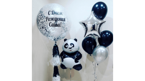 Набор шаров "С днём рождения" Набор шаров "С днём рождения"