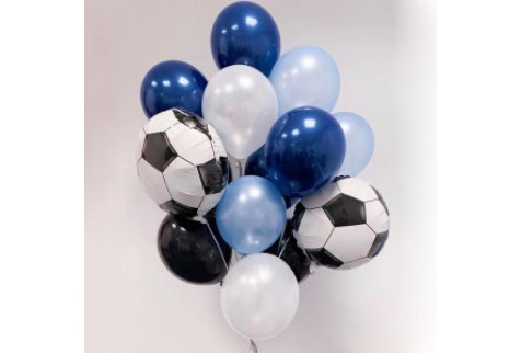 Букет шаров "Футбольный мяч"