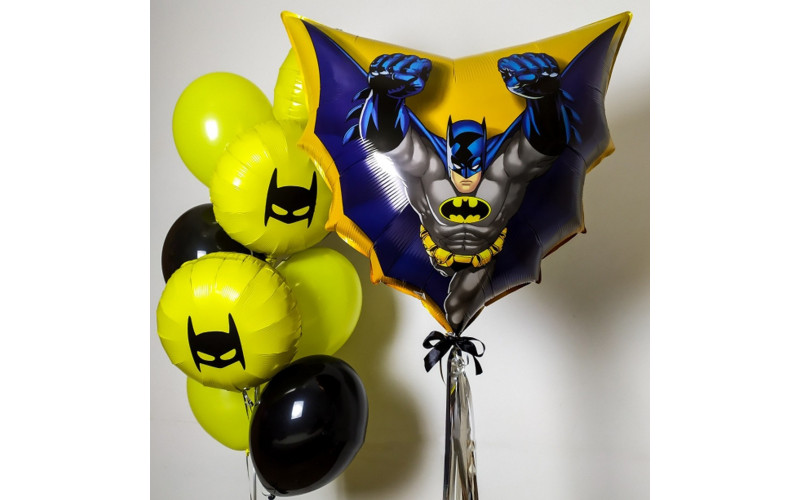 Набор шаров "Бэтмен в полёте"