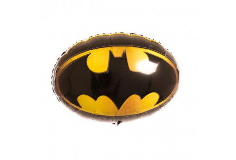 Фольгированный шар фигура Бэтмен эмблема (89 х 66 см.) 1 шт.
