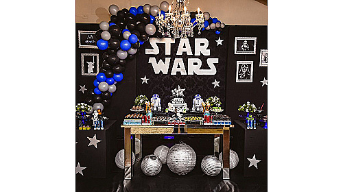 Фото-зона из шаров "Star wars"