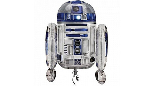 Фольгированный шар фигура (64 см.)”R2D2” 1 шт.