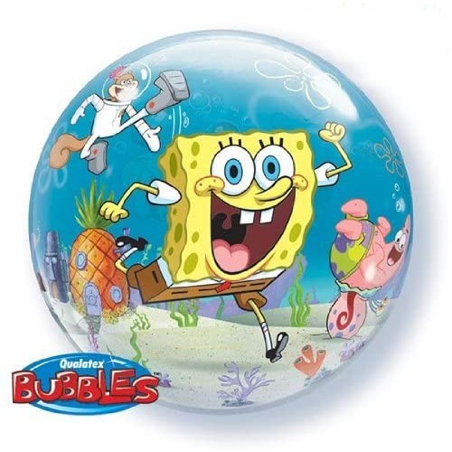Шар BUBBLE Губка Боб (55 см.) 1 шт. Шар BUBBLE Губка Боб (55 см.) 1 шт.