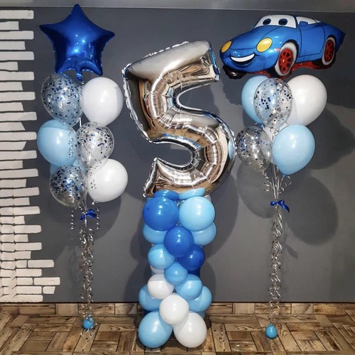 Набор шаров "Голубая тачка" Набор шаров "Голубая тачка"