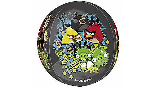 Шар (40 см.) 3D СФЕРА Angry Birds 1 шт.