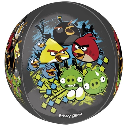 Шар (40 см.) 3D СФЕРА Angry Birds 1 шт. Шар (40 см.) 3D СФЕРА Angry Birds 1 шт.