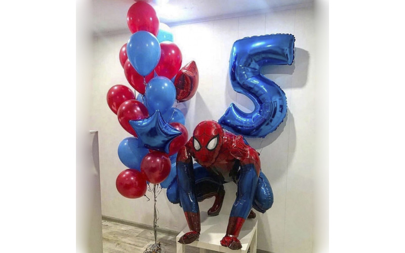 Набор шаров "Человек-паук герой дня"