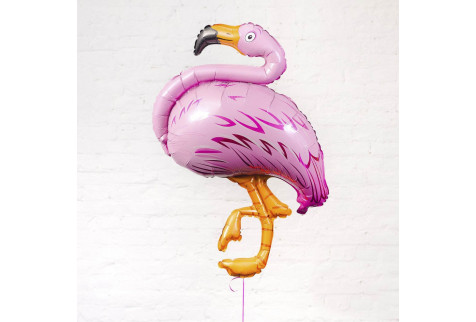 Шар фольгированный Фламинго Розовый (127 см.) 1 шт.