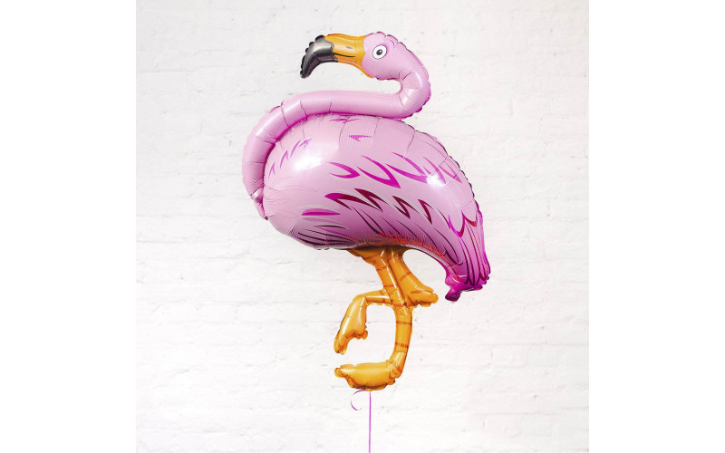 Шар фольгированный Фламинго Розовый (127 см.) 1 шт.