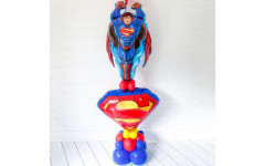 Поинт из шаров "Супермен"