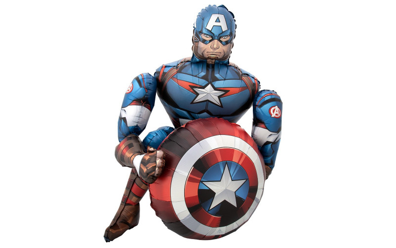 Ходячий шар (99 см.)”Мстители. Капитан Америка” 1 шт.