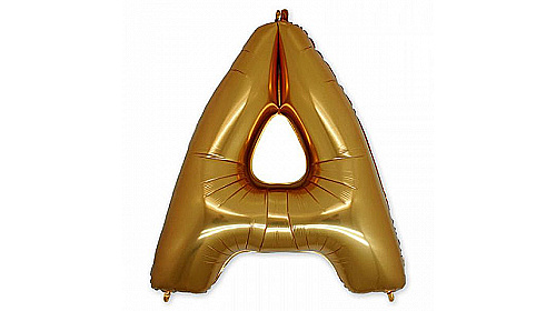 БУКВА А 40" Gold