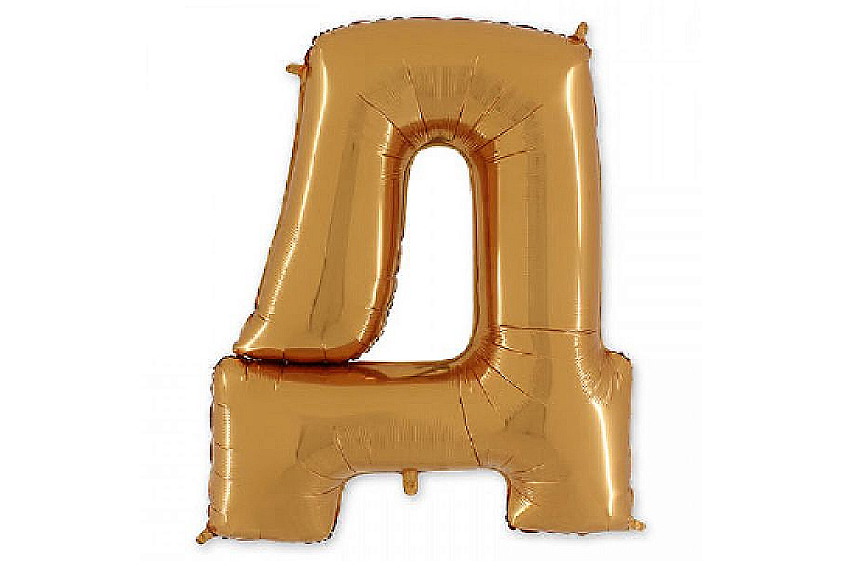 БУКВА Д 40" Gold