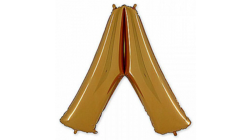 БУКВА Л 40" Gold БУКВА Л 40" Gold