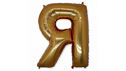 БУКВА Я 40" Gold