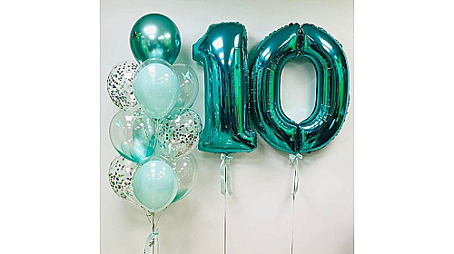 Шары на День Рождения 10 лет