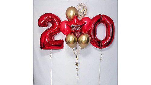 Шары на 20 лет