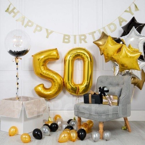 Набор шаров на 50 лет Набор шаров на 50 лет