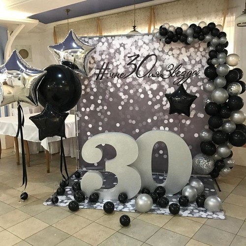 Фотозона из шаров "Как 30 ? Было же 18 !" Фотозона из шаров "Как 30 ? Было же 18 !"