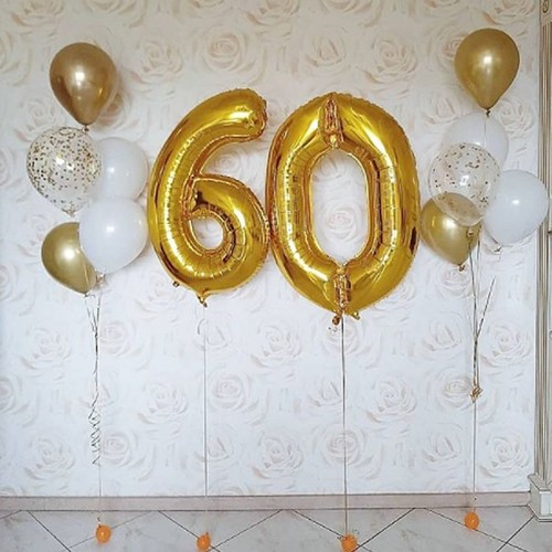 Шары на 60 лет