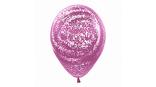 Воздушный Шар (12''/30 см) Морозное граффити, Фуше (012), агат Воздушный Шар (12''/30 см) Морозное граффити, Фуше (012), агат