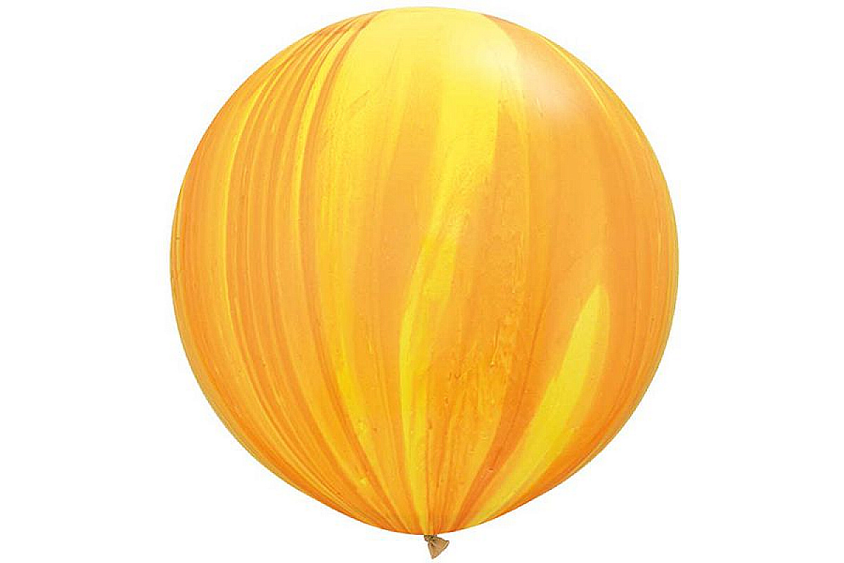 Шар (36''/91 см) Супер Агат Yellow Orange