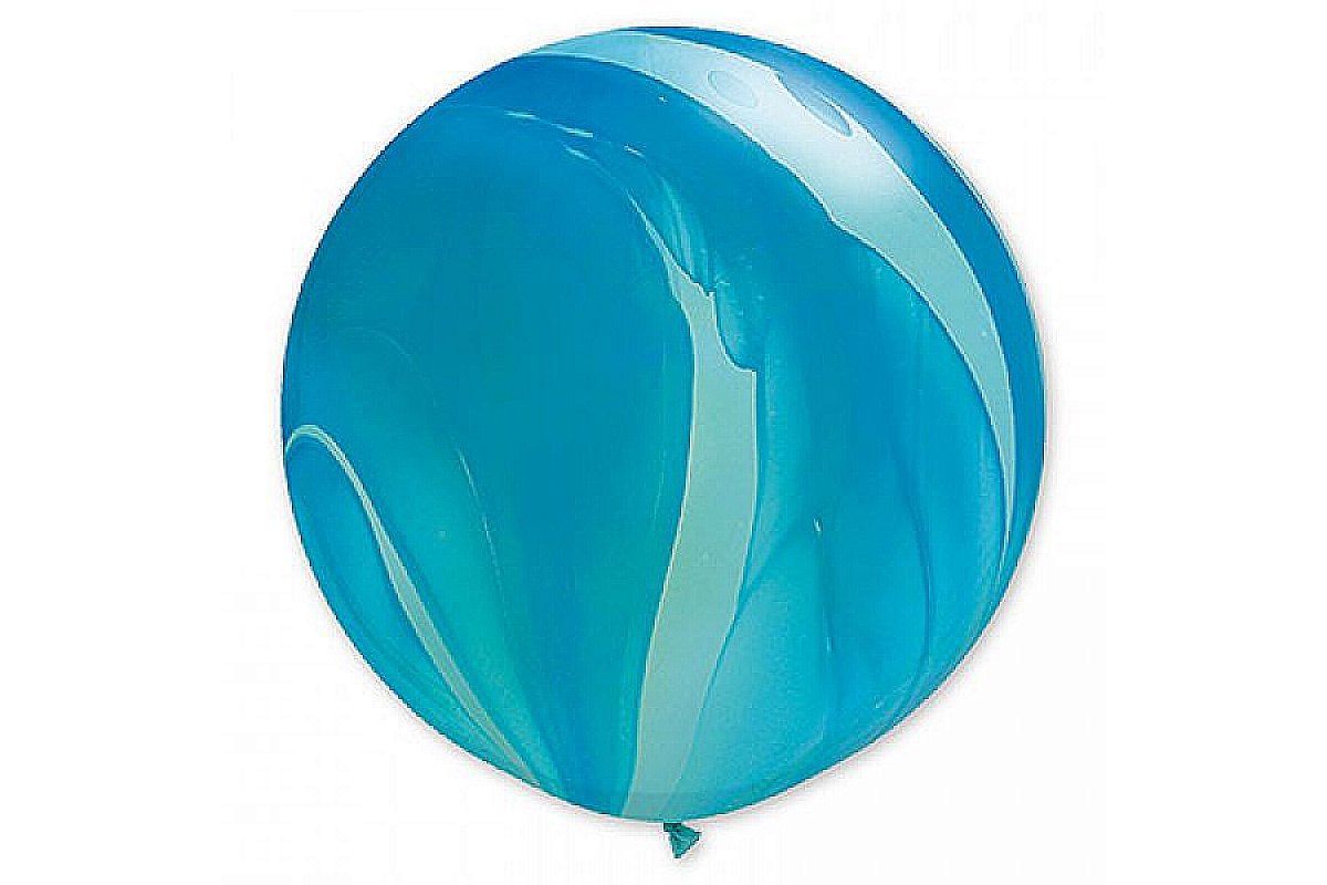 Шар (36''/91 см) Супер Агат Blue