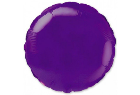 Шар (46 см) Круг, Фиолетовый